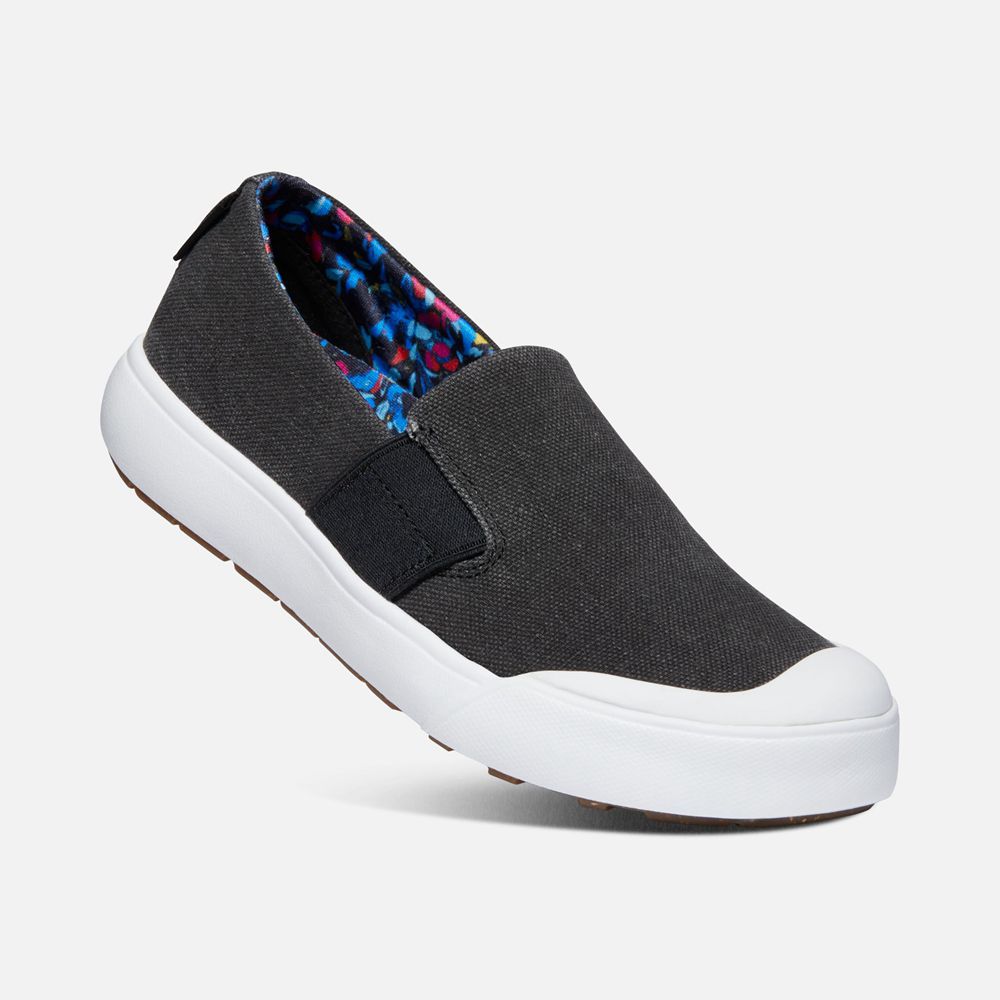 Slip-On Keen Femme Noir/Blanche | Elena | OPAWL-7018